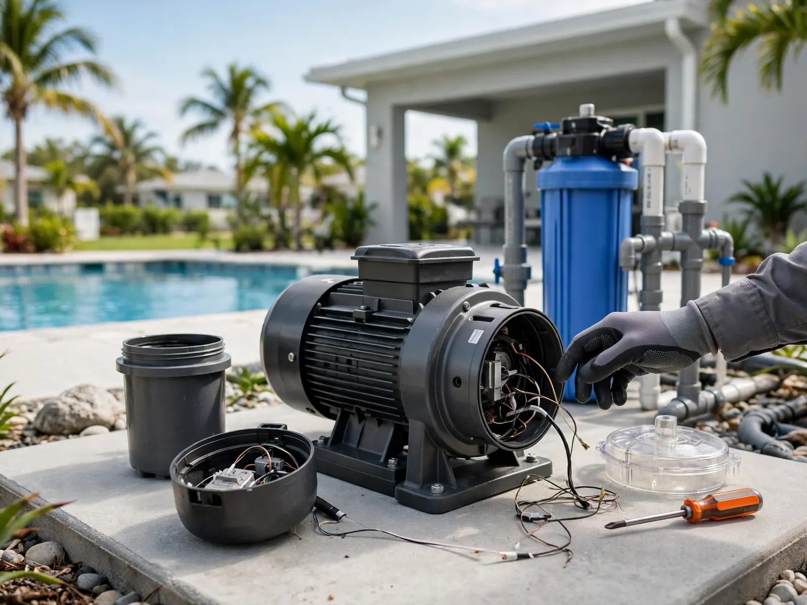 pool pump repair cape coral